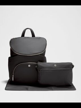 lululemon athletica new parent diaper Backpack with Crossbody